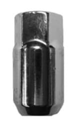 Show details for 17mm Hex x 1/2 in - 20 Chrome Lug Nut Picture of 17mm Hex x 1/2 in - 20 Chrome Lug Nut