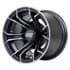 Picture of 10x7 GTW Spyder Wheel (3:4 Offset). Matte Grey Finish with Machined Accents. Center Cap Included, Picture 2