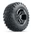 Picture of GTW Storm Trooper Machined/Black 10 in Wheels with 20x10.00-10 Rogue All Terrain Tires – Full Set, Picture 3