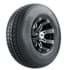 Picture of 10” GTW Tempest Black and Machined Wheels with 20” Fusion Street Tires – Set of 4, Picture 3