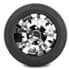 Picture of 10” GTW Vampire Black and Machined Wheels with 18” Fusion Street Tires – Set of 4, Picture 1
