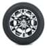 Picture of 10” GTW Specter Black and Machined Wheels with Fusion Street Tires – Set of 4, Picture 1
