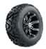 Picture of 12” GTW Tempest Black and Machined Wheels with 23” Barrage Mud Tires – Set of 4, Picture 3
